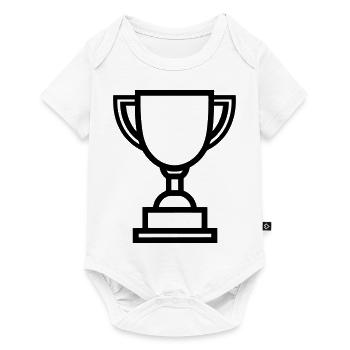 trophy - Baby Premium short-sleeve bodysuit - white - Front