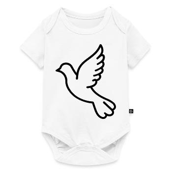 Dove - Baby Premium short-sleeve bodysuit - white - Front