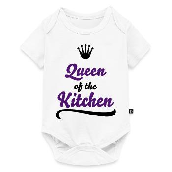 Cadeaux amusants pour les femmes qui aiment cuisiner - Body à manches courtes Premium Bébé - blanc - Devant