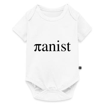 Pianist - Baby Premium Kurzarmbody - Weiß - Vorne