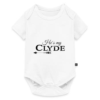 Bonnie & Clyde (part2) Partnerlook love Geschenk - Baby Premium Kurzarmbody - Weiß - Vorne
