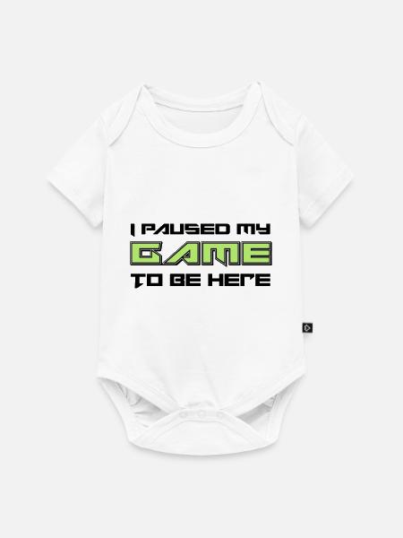 Gamer - Baby Premium Kurzarmbody - Weiß