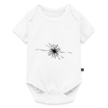 Explosion d’étoiles vectorielles Nova - Body à manches courtes Premium Bébé - blanc - Devant