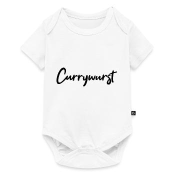Currywurst - Baby Premium Kurzarmbody - Weiß - Vorne
