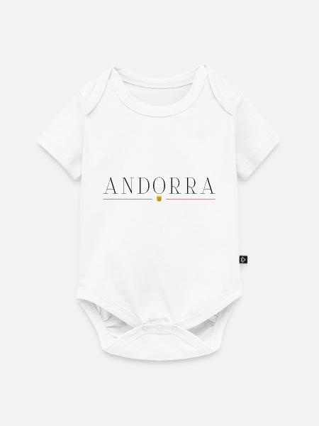 Ich liebe Andorra - Baby Premium Kurzarmbody - Weiß
