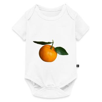 mandarin clementine tangerine mandarin veggie obs - Baby Premium short-sleeve bodysuit - white - Front