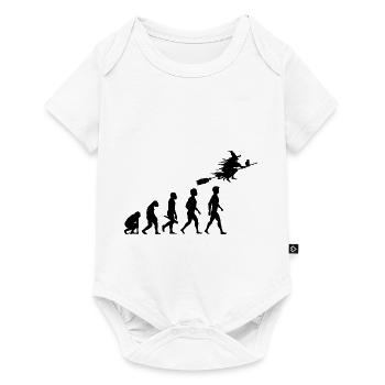 witch witch witch broom witch magic magic4 - Baby Premium short-sleeve bodysuit - white - Front