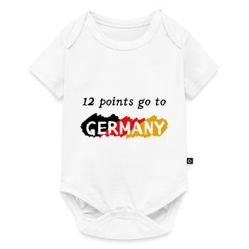 12 points pour l’Allemagne - Body à manches courtes Premium Bébé - blanc - Devant