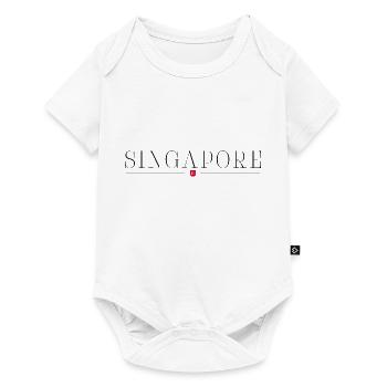 Ich liebe Singapur - Baby Premium Kurzarmbody - Weiß - Vorne