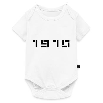 Année de naissance Anniversaire Né en - Fabriqué en 1970 - Body à manches courtes Premium Bébé - blanc - Devant