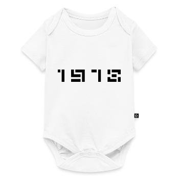 Année de naissance Anniversaire Né(e) en 1978 - Body à manches courtes Premium Bébé - blanc - Devant