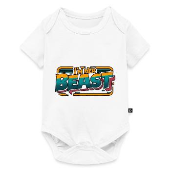 I'm Her Beast 9 - Baby Premium short-sleeve bodysuit - white - Front