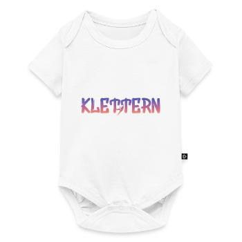 Klettern bouldern - Baby Premium Kurzarmbody - Weiß - Vorne