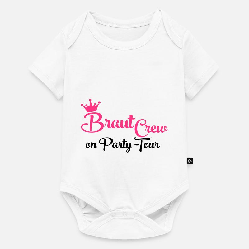 Team Bride - Baby Premium Kurzarmbody - Weiß