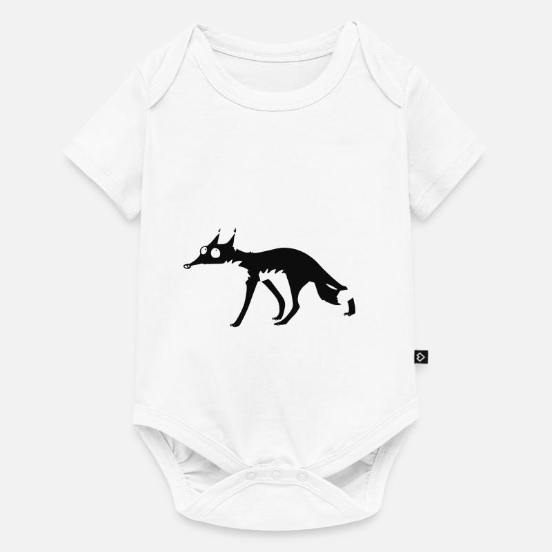 Black Fox no 4 - Baby Premium short-sleeve bodysuit - white