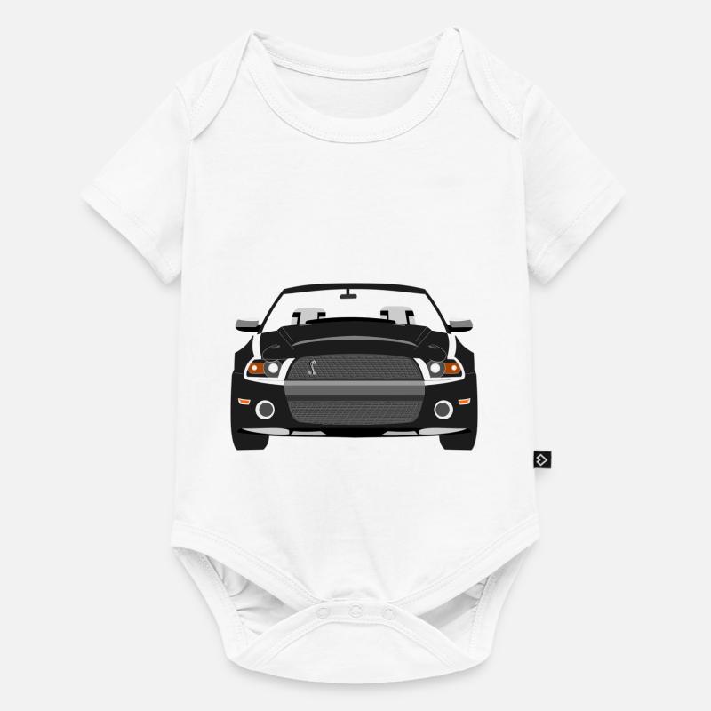 auto - Baby Premium Kurzarmbody - Weiß