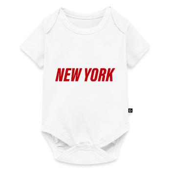 New York - Body à manches courtes Premium Bébé - blanc - Devant