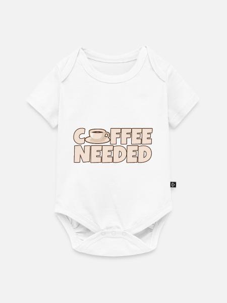 Coffee Needed 4 - Baby Premium Kurzarmbody - Weiß