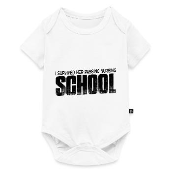 I Survived Her Passing Nursing School 17 - Baby Premium short-sleeve bodysuit - white - Front
