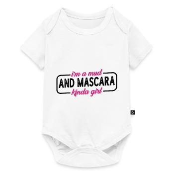 I'm A Mud And Mascara Kinda Girl 4 - Baby Premium short-sleeve bodysuit - white - Front