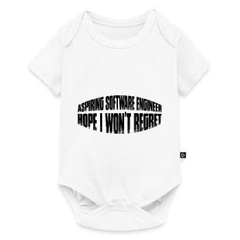 Aspiring Software Engineer, Hope I Won't Regret 4 - Baby Premium Kurzarmbody - Weiß - Vorne
