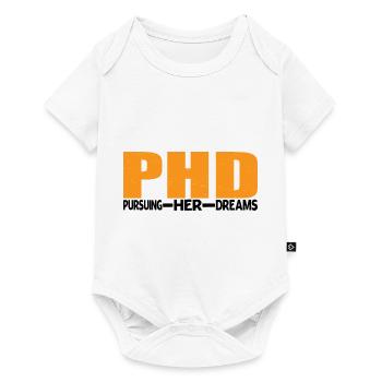 Ph.D. À la poursuite de ses rêves 9 - Body à manches courtes Premium Bébé - blanc - Devant
