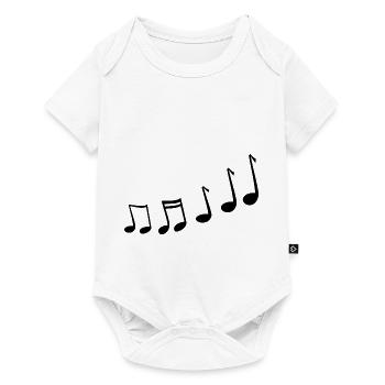 music - Baby Premium short-sleeve bodysuit - white - Front