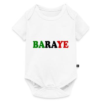 Baraye - Body à manches courtes Premium Bébé - blanc - Devant