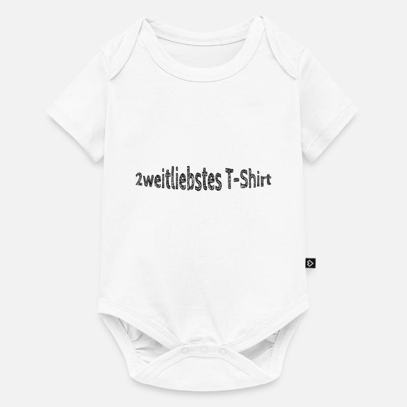 2weitliebstes Tshirt, lustiger Spruch - Baby Premium Kurzarmbody - Weiß