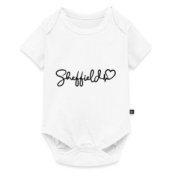Sheffield Heartbeat City England - Baby Premium short-sleeve bodysuit - white - Front