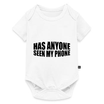 Has Anyone Seen My Phone 17 - Baby Premium short-sleeve bodysuit - white - Front