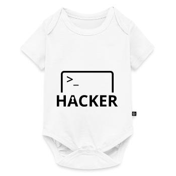 Hacker Informatiker Computer Programmierer - Baby Premium Kurzarmbody - Weiß - Vorne
