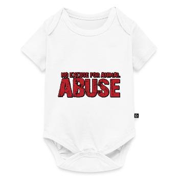 Aucune excuse pour la maltraitance des animaux 8 - Body à manches courtes Premium Bébé - blanc - Devant