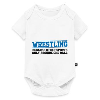 La lutte dans d’autres sports ne nécessite qu’une balle 4 - Body à manches courtes Premium Bébé - blanc - Devant