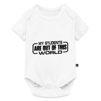 My students are out of this world 14 - Baby Premium short-sleeve bodysuit - white - Front
