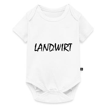 Landwirt - Baby Premium Kurzarmbody - Weiß - Vorne