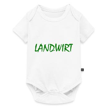 Landwirt - Baby Premium Kurzarmbody - Weiß - Vorne