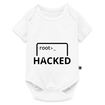 Hacked hacker computer scientist computer programmer - Baby Premium short-sleeve bodysuit - white - Front