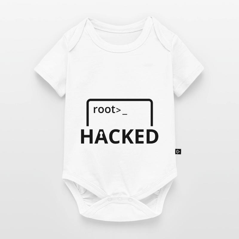 Hacked Hacker Informatiker Computer Programmierer Baby Premium Kurzarmbody