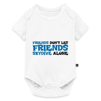 Les amis ne laissent pas les amis sauter seuls 4 - Body à manches courtes Premium Bébé - blanc - Devant