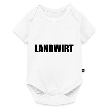 Landwirt - Baby Premium Kurzarmbody - Weiß - Vorne