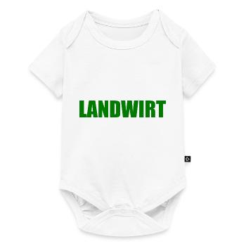 Landwirt - Baby Premium Kurzarmbody - Weiß - Vorne