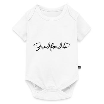 Bradford Heartbeat City, Angleterre - Body à manches courtes Premium Bébé - blanc - Devant