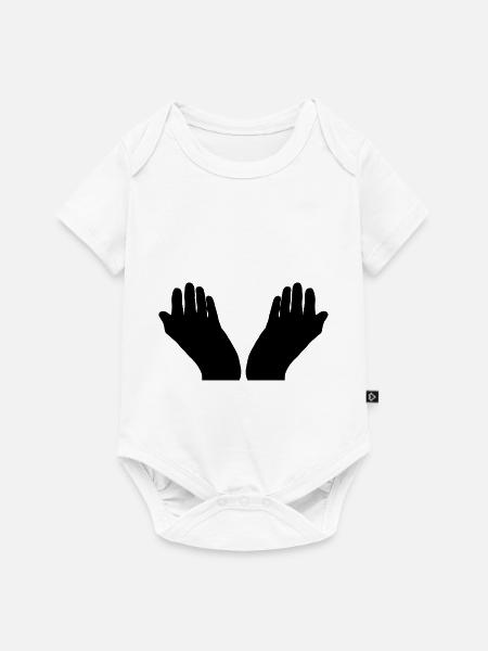 god gott church kirche bible bibel wedding hochzei - Premium kortærmet baby-body  - hvid