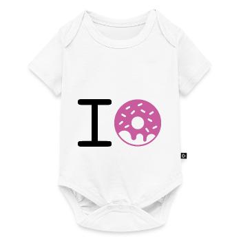 I love Donuts - Baby Premium short-sleeve bodysuit - white - Front