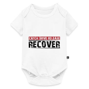 Catch Drive Release Recover 10 - Baby Premium Kurzarmbody - Weiß - Vorne