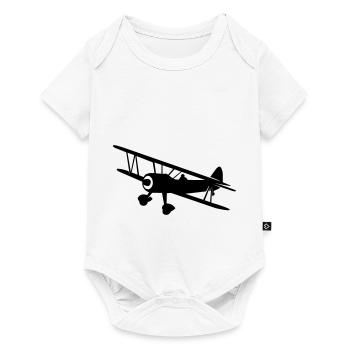 Avion - Fly - Body à manches courtes Premium Bébé - blanc - Devant