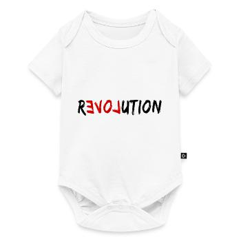 Love Revolution - Baby Premium short-sleeve bodysuit - white - Front