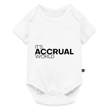 It's Accrual World 4 - Baby Premium short-sleeve bodysuit - white - Front