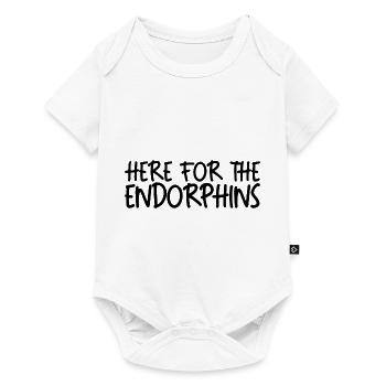 Here For The Endorphins 2 - Baby Premium short-sleeve bodysuit - white - Front
